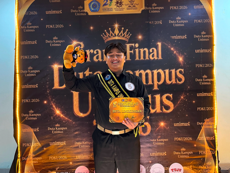 Grand Final Duta Kampus UNIMUS 2026, Mahasiswa Prodi S1 Akuntansi Raih Predikat Duta Lingkungan dan Duta Favorit